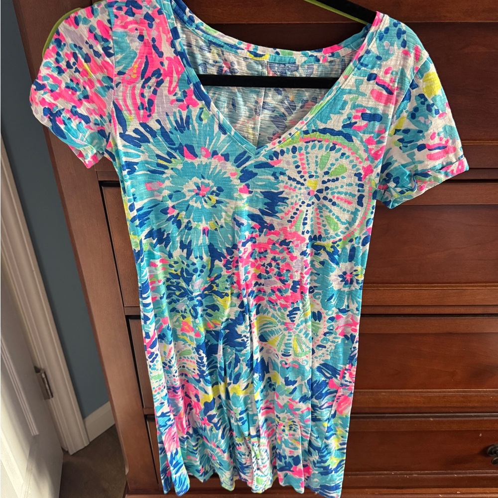 Lilly Pulitzer Colorful Short Sleeve Dress
